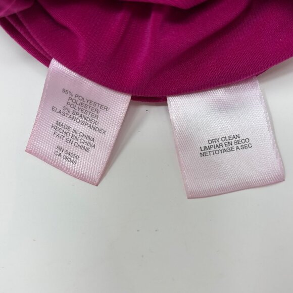 Anne Klein 3/4 length plum orange gathered waist dress - Picture 10 of 10